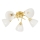 Flush-mount chandelier CLARA 5xE27/15W/230V, Gold