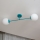 Flush-Mount Chandelier MOON 2xE27/15W/230V Turquoise