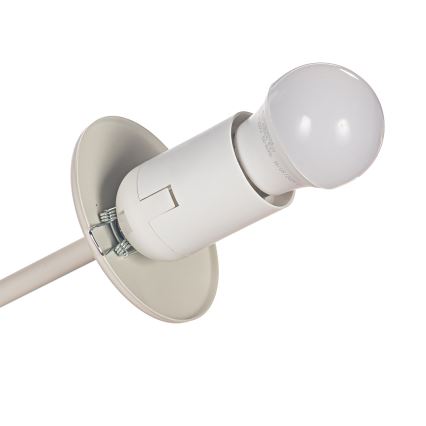 Flush-mount chandelier MOON 6xE27/15W/230V cream