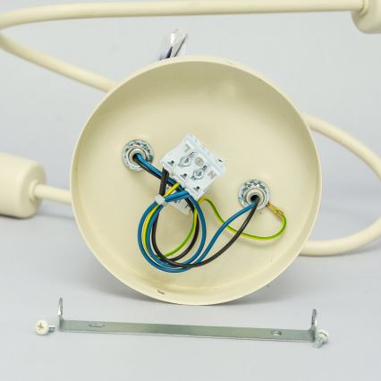 Flush-mount chandelier OXFORD 2xE27/15W/230V cream