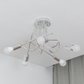 Flush-mount chandelier OXFORD 5xE27/15W/230V, polished chrome