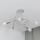 Flush-mount chandelier OXFORD 5xE27/15W/230V, polished chrome