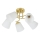 Flush-mount chandelier PAFOS 5xE27/15W/230V gold