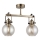 Flush-mount chandelier POLINO 2xE27/40W/230V bronze