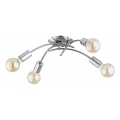 Flush-mount chandelier TORIZO 4xE27/15W/230V polished chrome