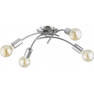Flush-mount chandelier TORIZO 4xE27/15W/230V polished chrome