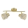 Flush-mount chandelier ZAHARA 2xE27/10W/230V, gold