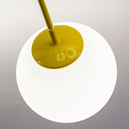 Flush-mounted ceiling light MOON 6xE27/15W/230V turquoise/yellow/blue