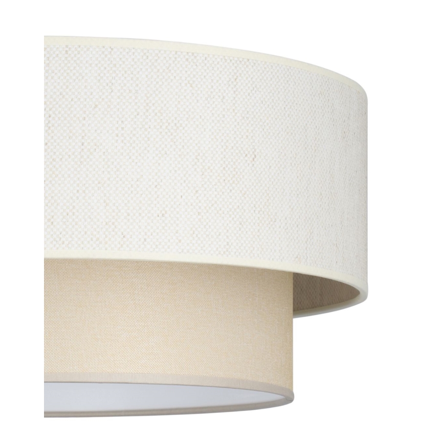 Flush-mounted ceiling light NATIA 1xE27/60W/230V Ø 45 cm cream