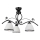 Flush-mounted ceiling light RETRO 3xE27/60W/230V black/white