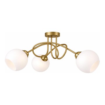 Flush-mounted chandelier BAROC 3xE14/40W/230V gold