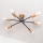 Flush-mounted chandelier CAMBRIDGE 6xE27/15W/230V pine