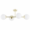 Flush-mounted chandelier GLORENA 4xE14/10W/230V, Gold