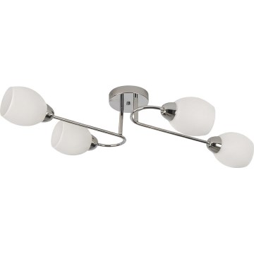 Flush mounted chandelier KING 4xE27/15W/230V polished chrome