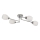 Flush mounted chandelier KING 4xE27/15W/230V polished chrome