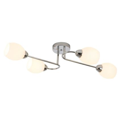 Flush mounted chandelier KING 4xE27/15W/230V polished chrome