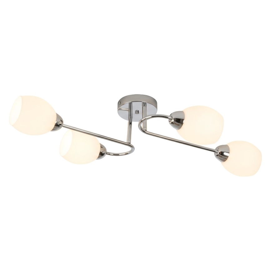 Flush mounted chandelier KING 4xE27/15W/230V polished chrome