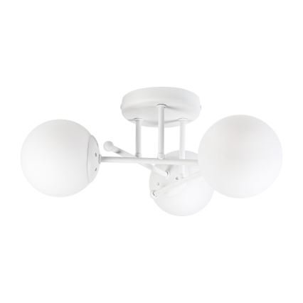 Flush-mounted chandelier MALENA 3xE14/5W/230V white