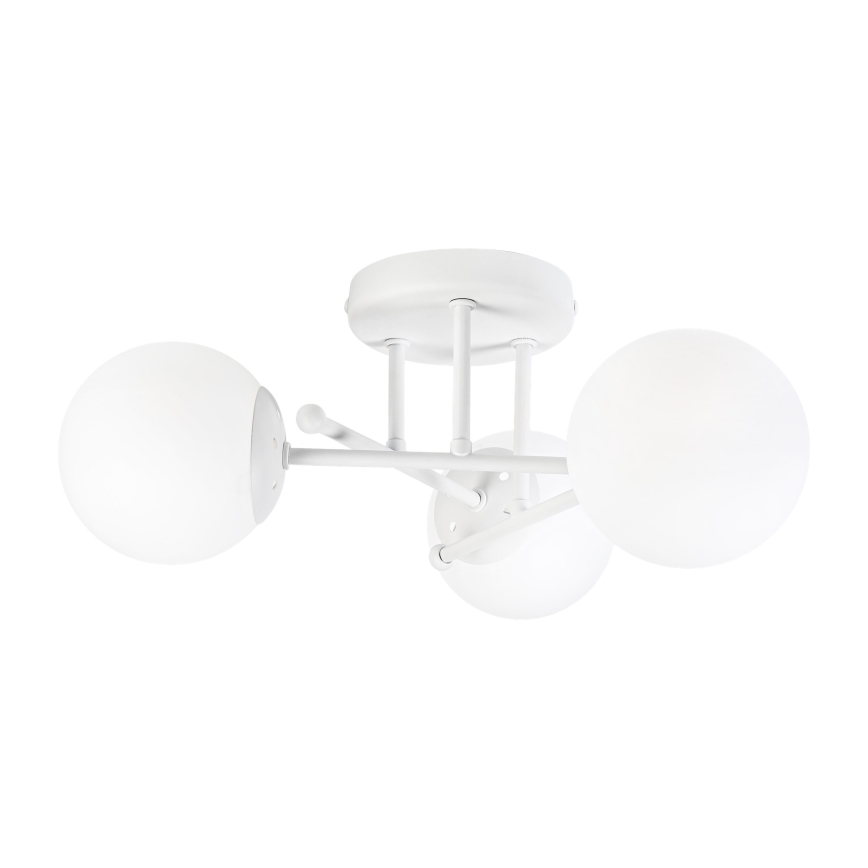 Flush-mounted chandelier MALENA 3xE14/5W/230V white