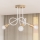 Flush-mounted chandelier OXFORD 3xE27/15W/230V gold/white