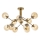 Flush-mounted chandelier VARANA 12xE14/40W/230V, bronze finish