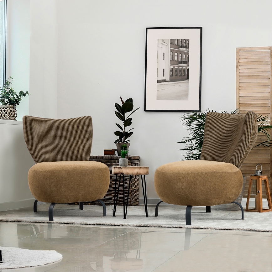 FLY Armchair, Brown