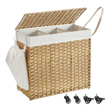 FLYN Rattan Laundry Hamper