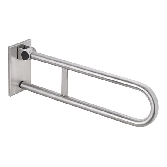 Fold-down handle 12 x 22.5 cm stainless steel/silver