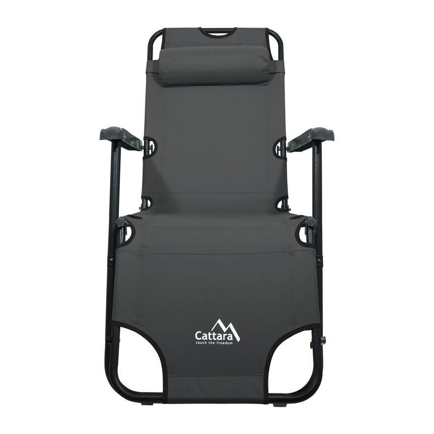 Foldable adjustable chair anthracite