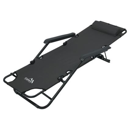 Foldable adjustable chair anthracite