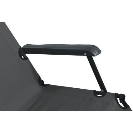 Foldable adjustable chair anthracite