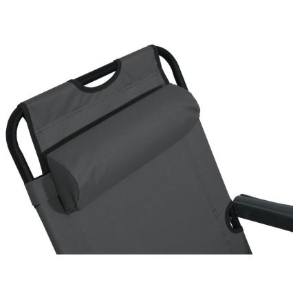 Foldable adjustable chair anthracite