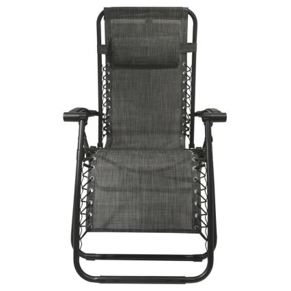 Foldable adjustable chair anthracite