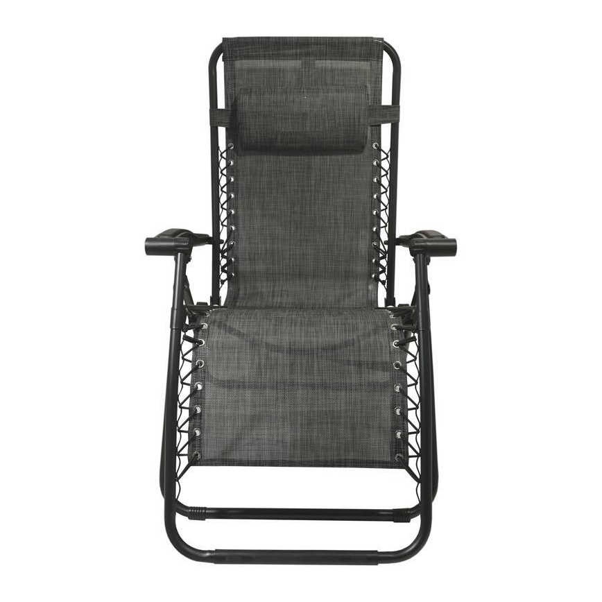 Foldable adjustable chair anthracite