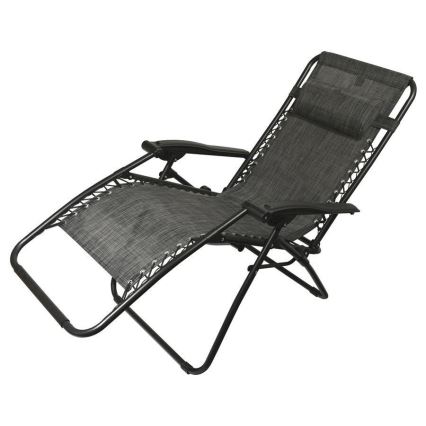 Foldable adjustable chair anthracite