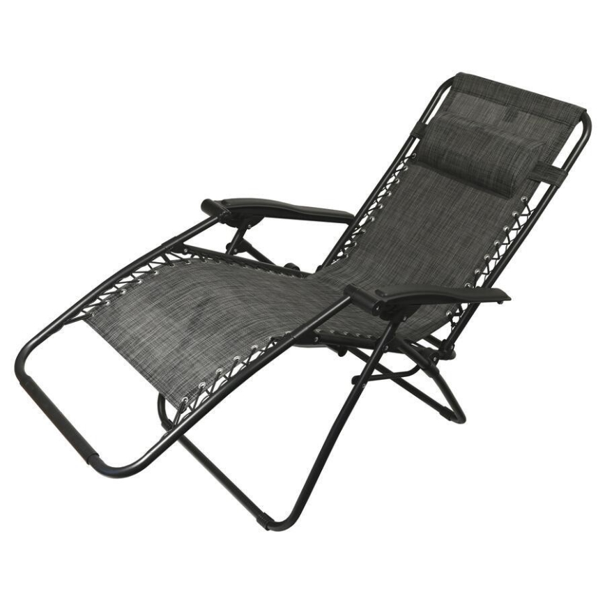 Foldable adjustable chair anthracite