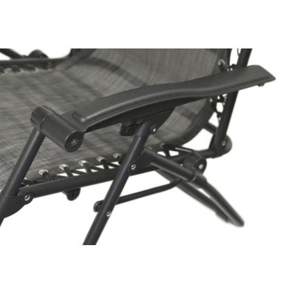 Foldable adjustable chair anthracite