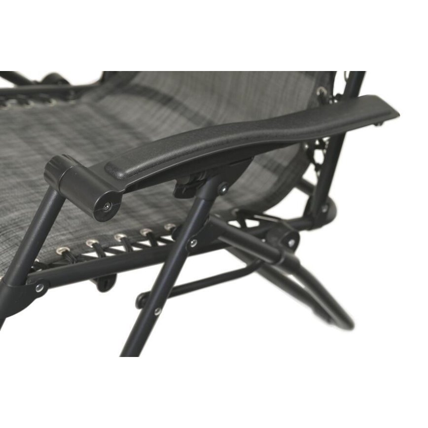 Foldable adjustable chair anthracite