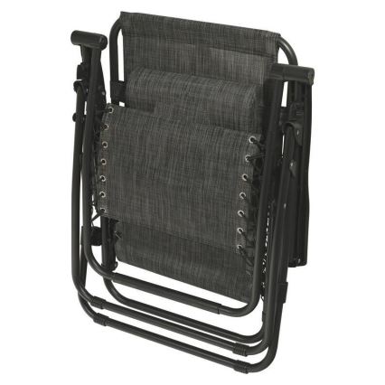 Foldable adjustable chair anthracite