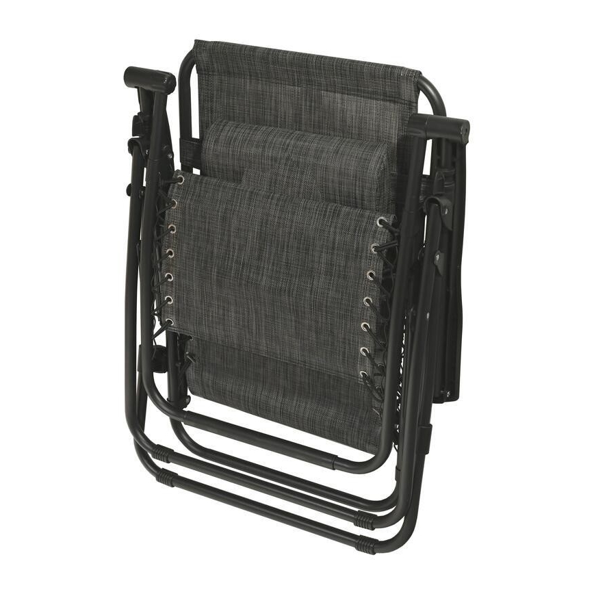 Foldable adjustable chair anthracite
