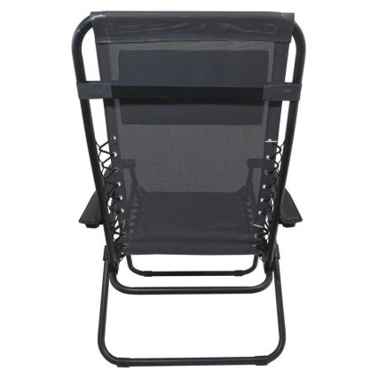 Foldable adjustable chair grey