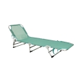 Foldable adjustable sun lounger SUNO 56x190 cm turquoise