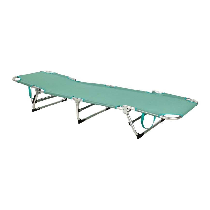Foldable adjustable sun lounger SUNO 56x190 cm turquoise