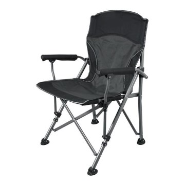 Foldable camping chair black