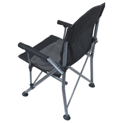 Foldable camping chair black
