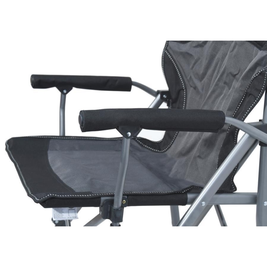 Foldable camping chair black