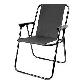 Foldable camping chair black
