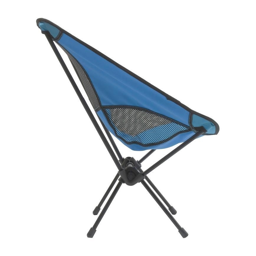 Foldable camping chair blue 63 cm