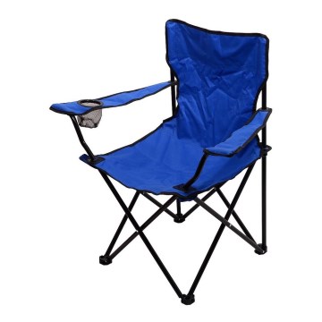 Foldable camping chair blue