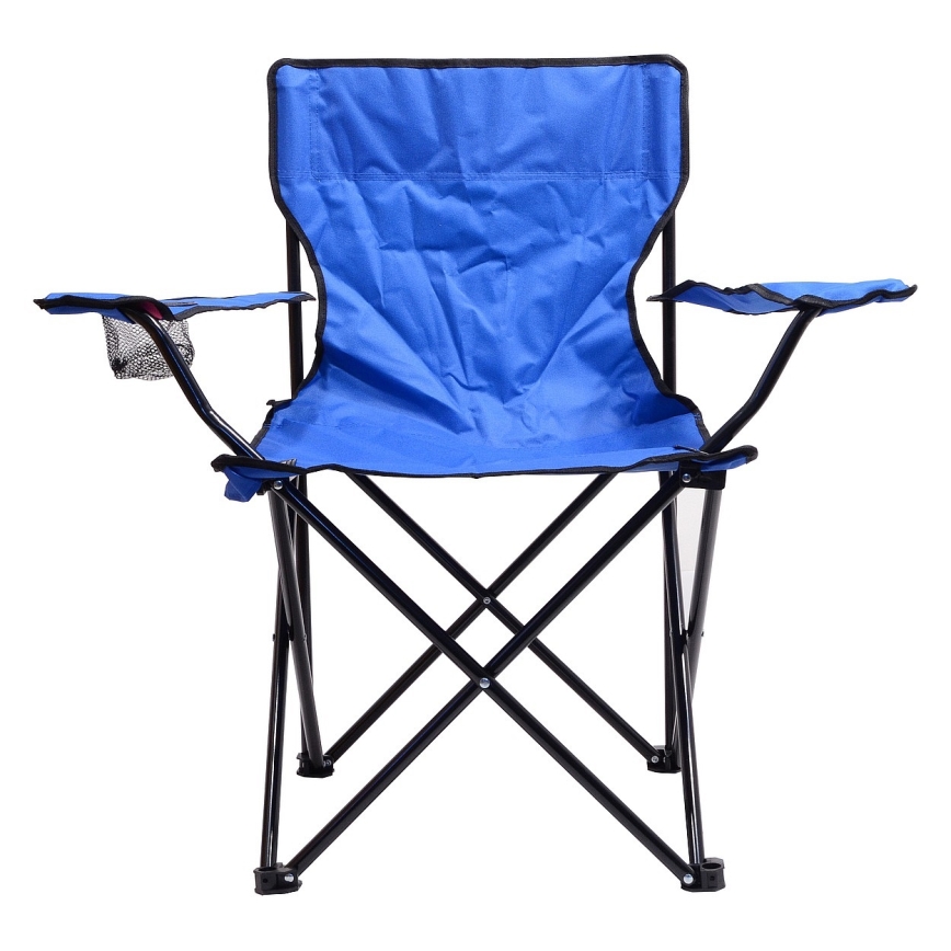 Foldable camping chair blue